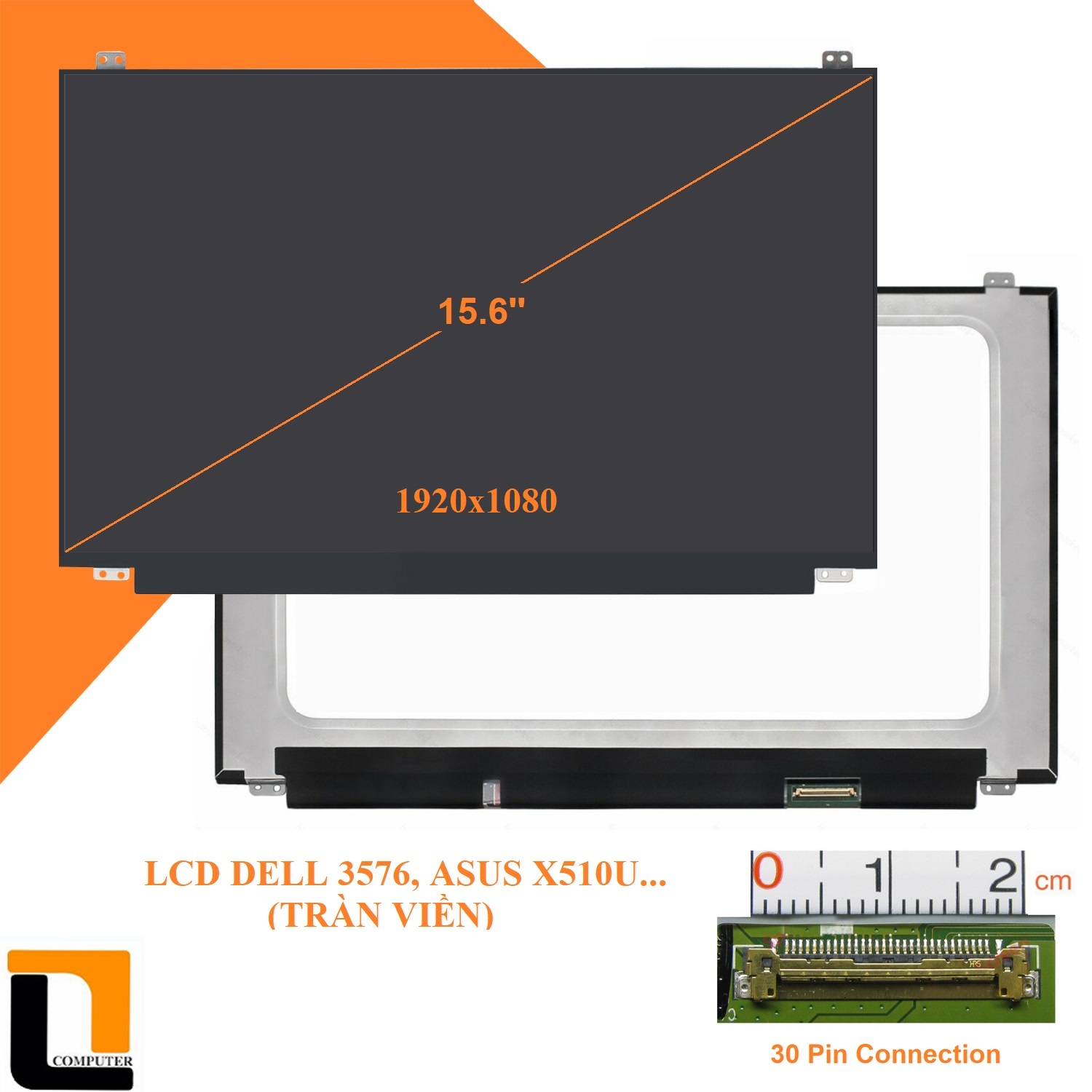 LCD 15.6 LED SLIM 40PINS FULL HD 300HZ
